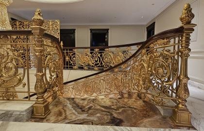 For Those Seeking Elegance in Their Villas or Mansions: Forged Iron Staircases